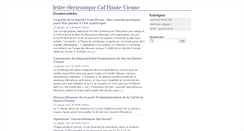 Desktop Screenshot of cafhaute-vienne.cafpcl.fr